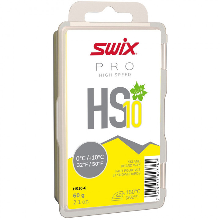 Парафин Swix HS10 Yellow (0+10) 60 гр